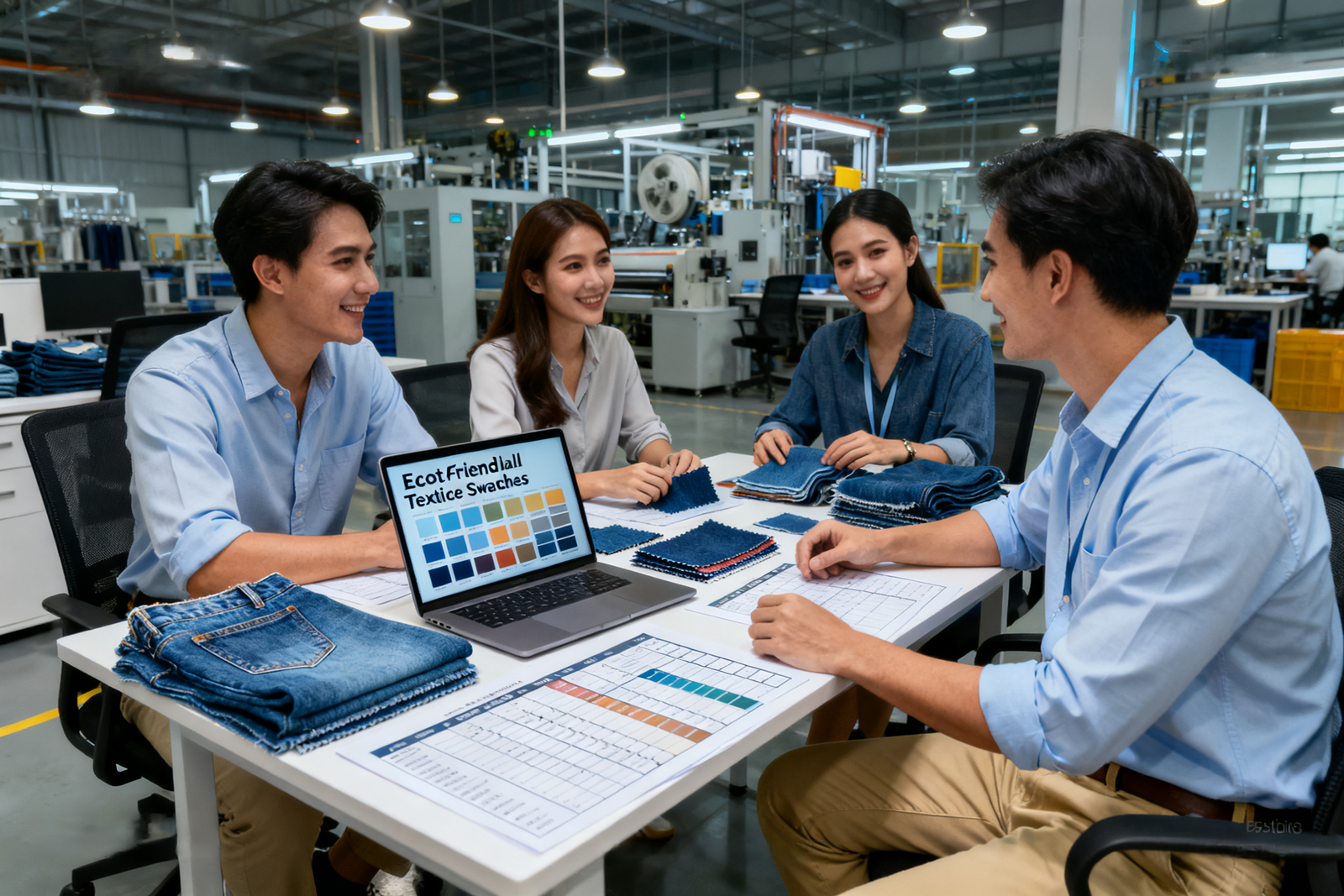 Long-term collaboration between clothing brand and reliable ethical jeans manufacturer